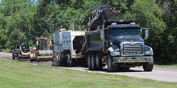 North Manhattan Avenue asphalt repairs